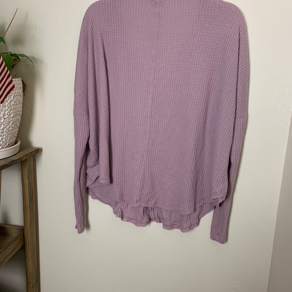 Super soft light violet button down oversize - Picture 6 of 6